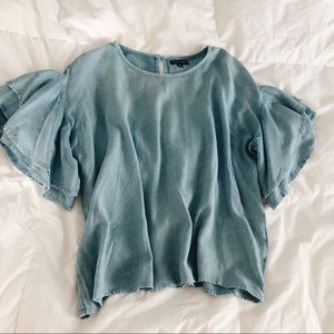 Style Envy Chambray Top